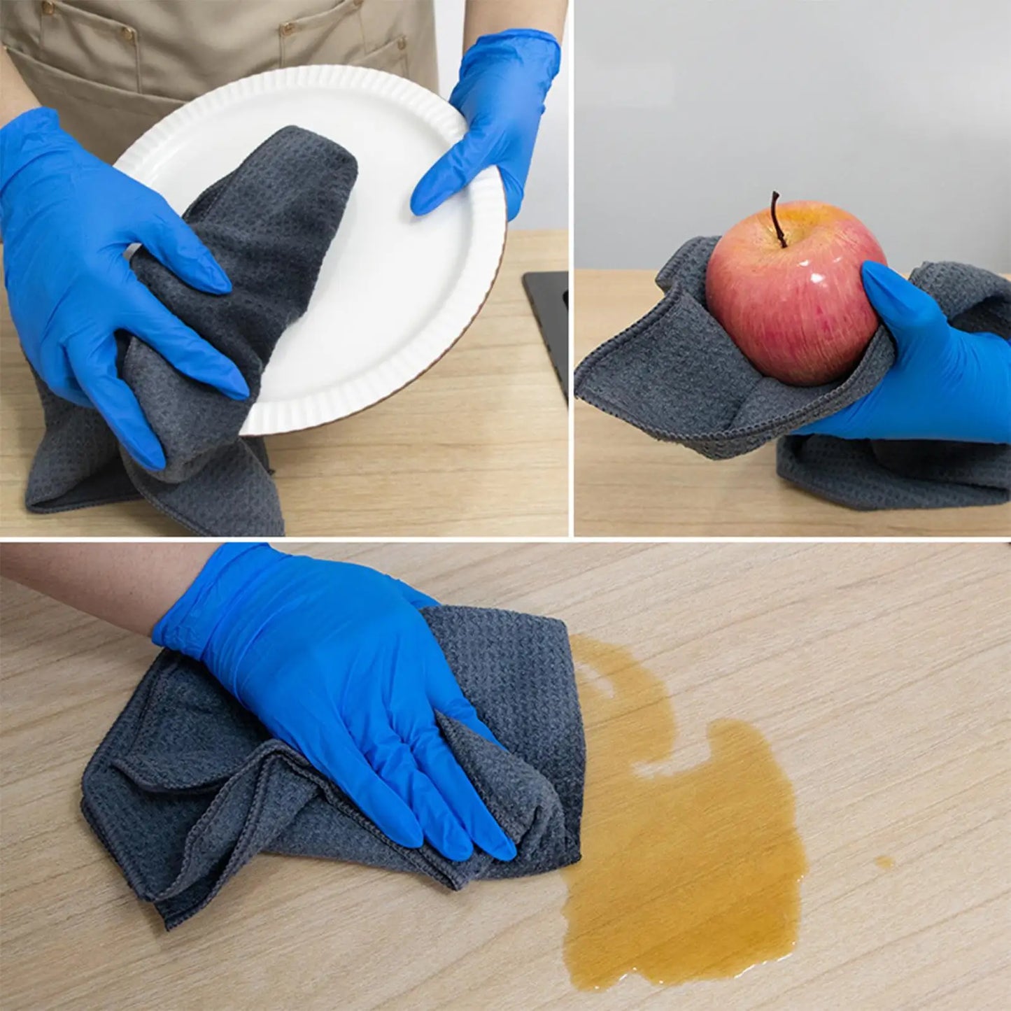 Waffle Weave Microfiber Towels – Lint-Free, Quick-Dry Cleaning