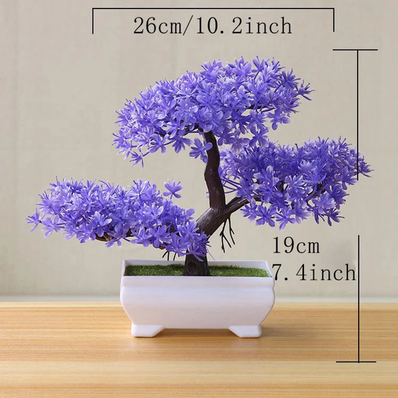 Artificial Bonsai Tree Fake Plant – Indoor & Outdoor Décor