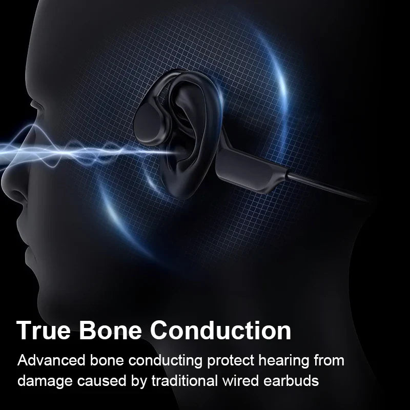 IPX8 Bone Conduction Headphones 32GB MP3 Bluetooth Swimming