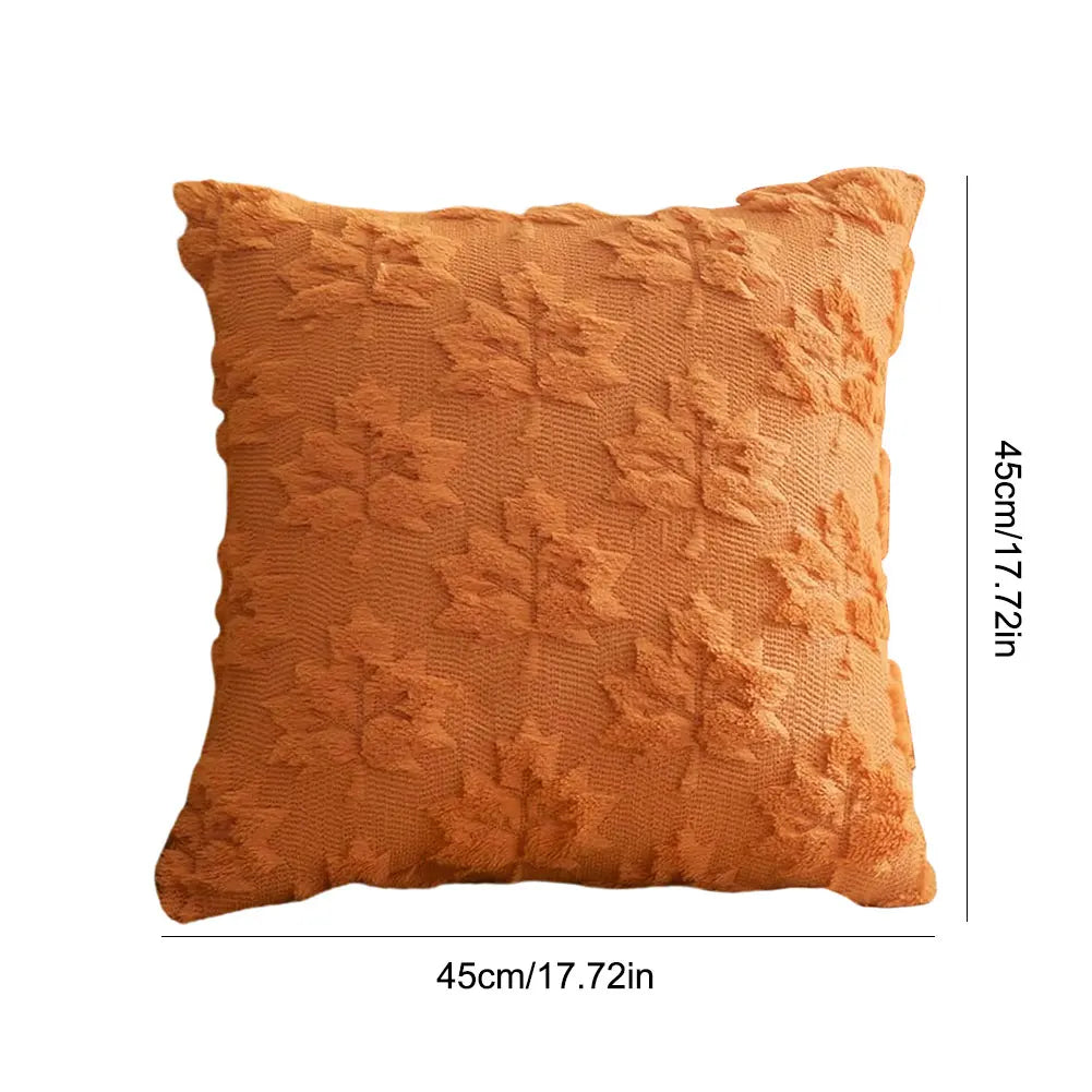 Halloween Plush Faux Fur Pillowcase Washable Soft Pillow Case Comfortable Ghost&Pumpkin Pillow Cover for Festive Home Accent Peaceful Pleasures Health and Wellness N