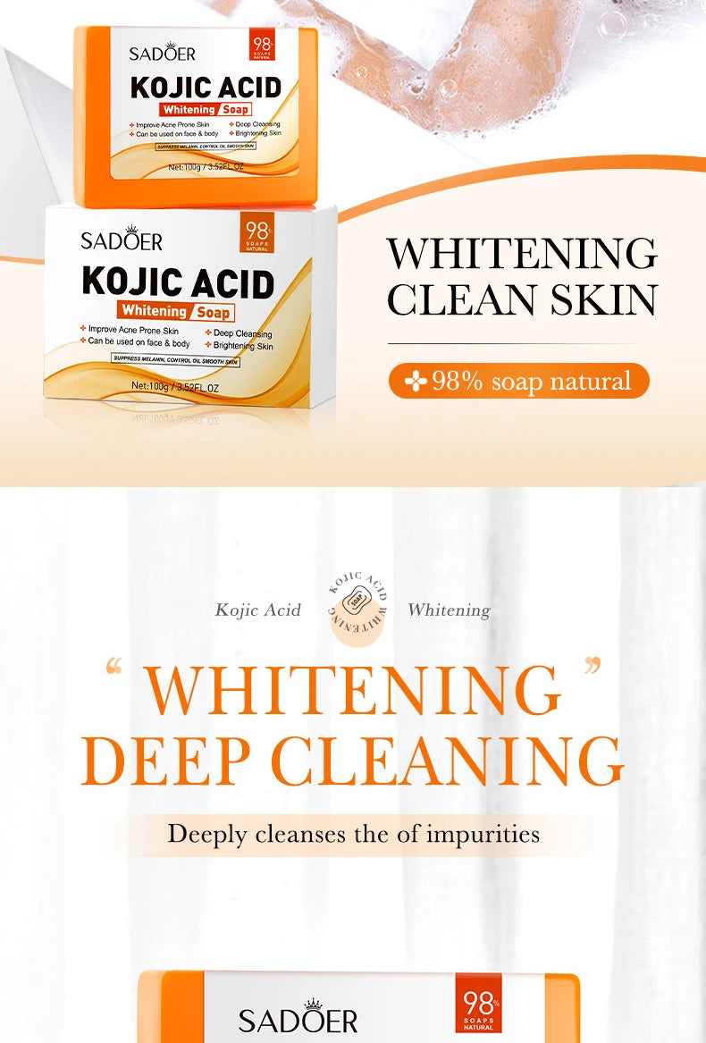 SADOER Hydrating Foam Facial Soap | Moisturizing Face Cleanser