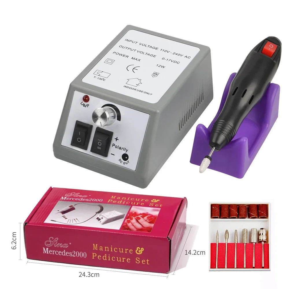Professional Electric Nail Drill Machine Set | Nail Art Tool