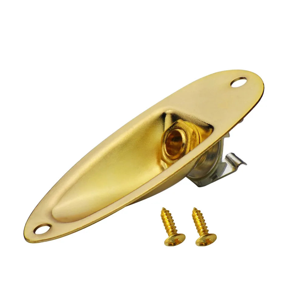 Replacement Strat Stratocaster Electric Guitar Jack Plate 1 4 Boat
