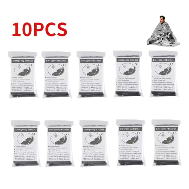 Emergency Thermal Survival Blanket 130×210cm | Foil First Aid