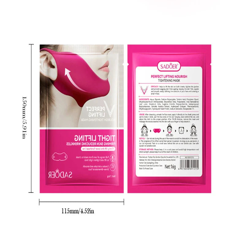 V-Shape Face Lifting Nano-Hydrogel Mask 2/5 Pack – Firm & Hydrate