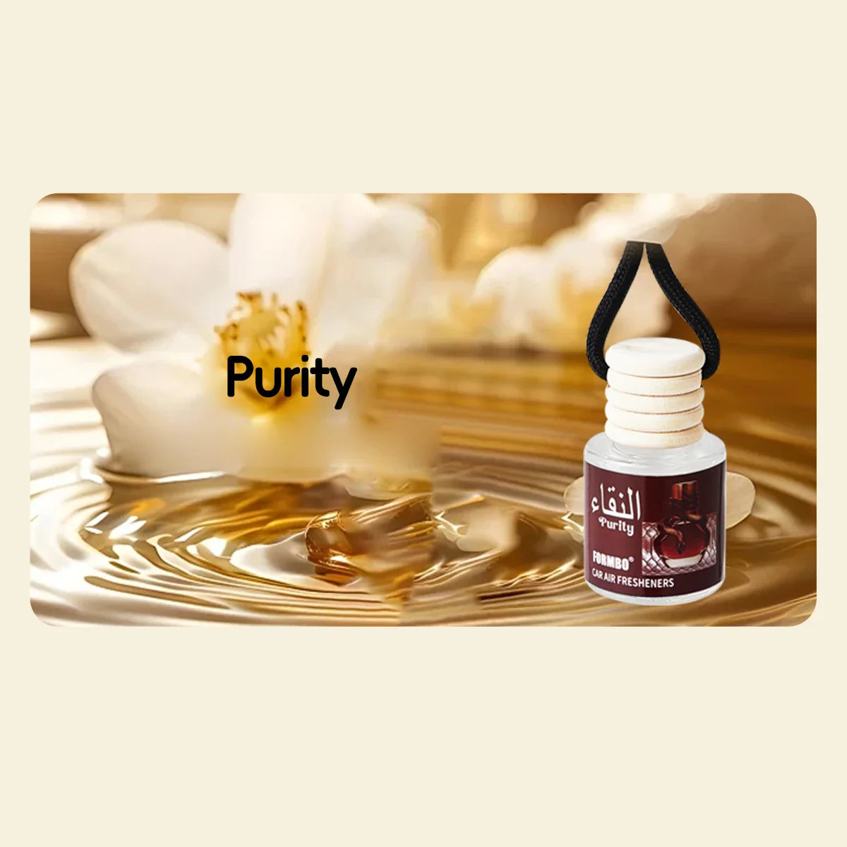 Long-Lasting Car Air Freshener – Essential Oil Fragrance