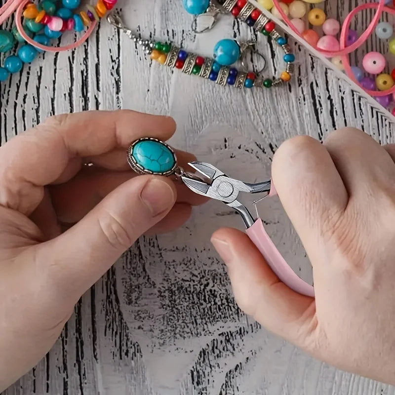 3-piece Jewelry Making Pliers Needle Tip Chain Round Wire Cutting