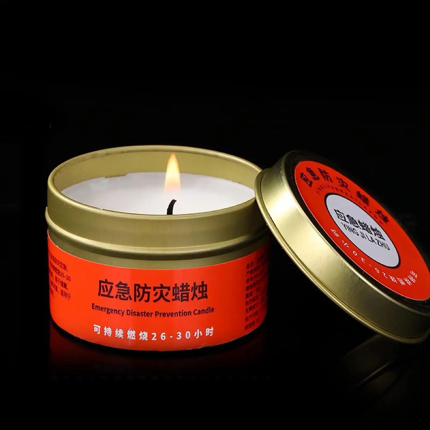 Windproof Smokeless Emergency Candle | Survival Jar Candle