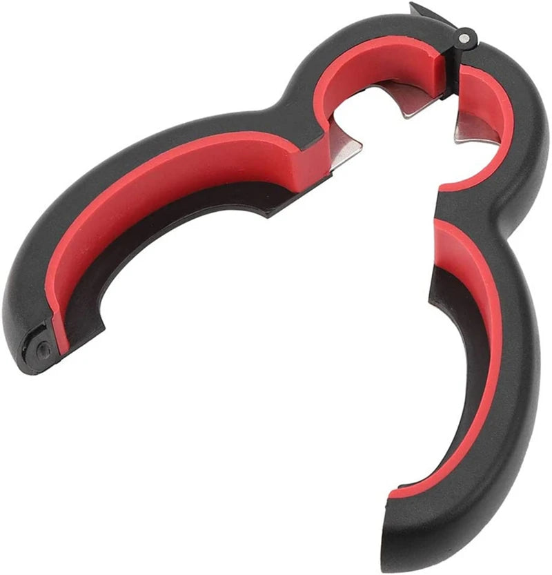 LMETJMA Multifunctional 6 in 1 Can Opener Simple Beer Bottle Opener Jar Gripper Can Beer Lid Twist Off Opener JT05 Peaceful Pleasures Health and Wellness