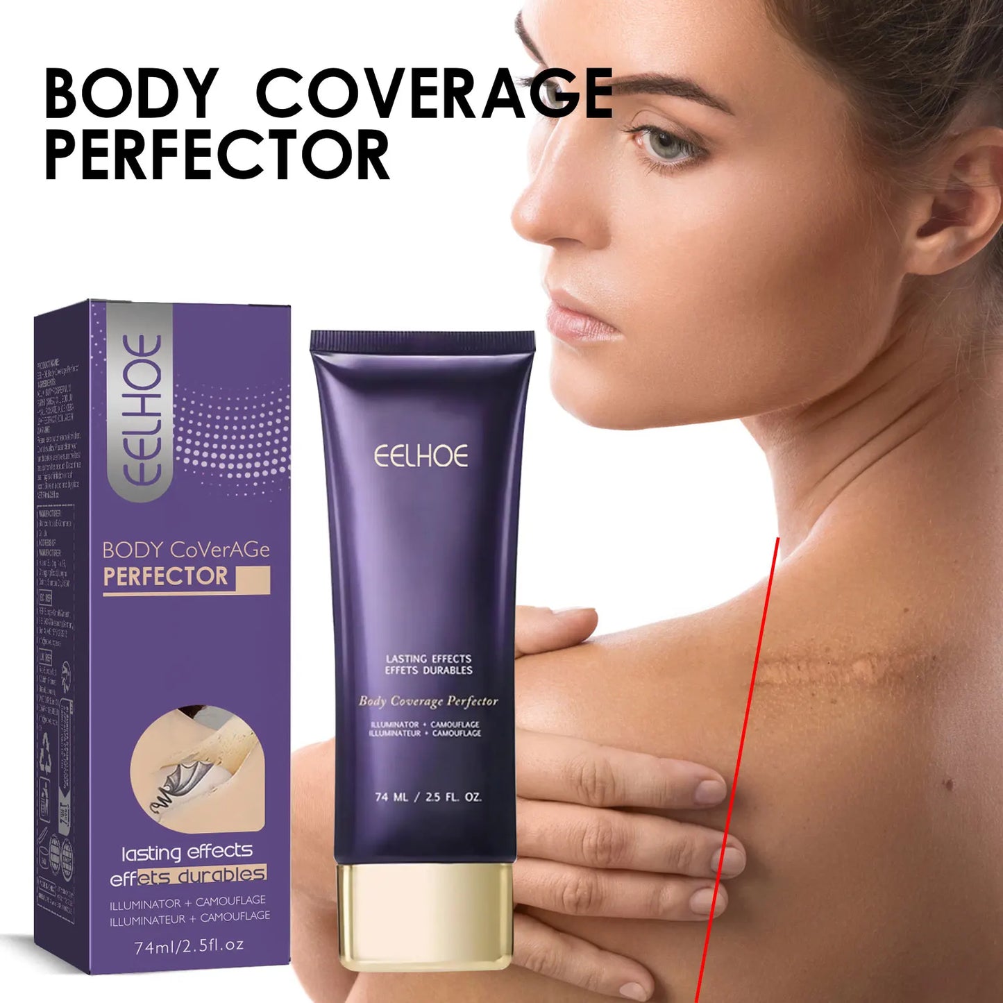 EELHOE Body Concealer Cream – Tattoo, Scar & Birthmark Cover