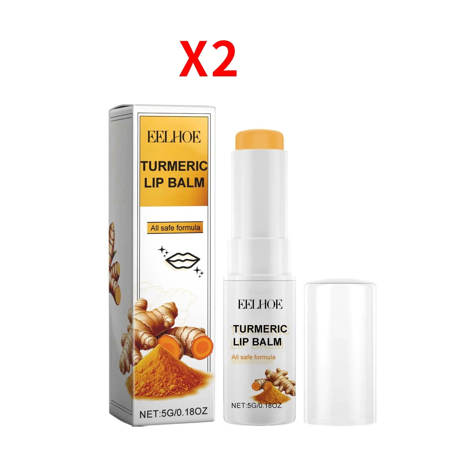 Eelhoe Turmeric Lip Balm – Darkness Removal & Moisturizing
