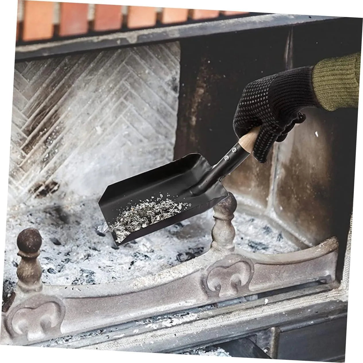Fireplace Cleaning Complete Dust Broom Shovel Woodworking Brush