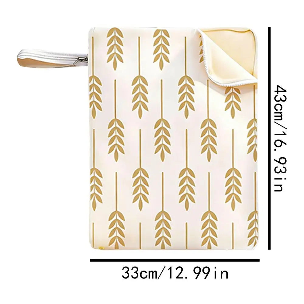Reusable Beeswax Bread Bag – Large Cotton Food Storage Bag