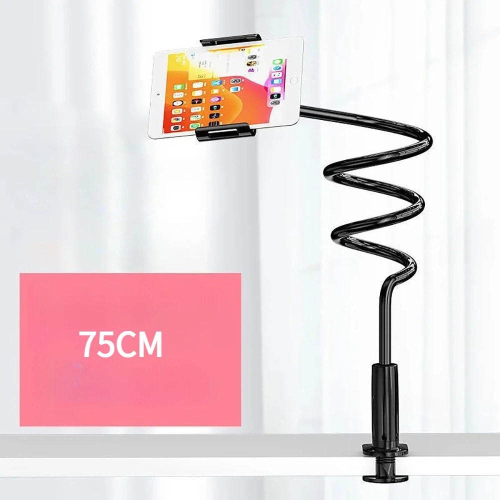 70cm Foldable Bedside Phone & Tablet Clip Stand – iPad & Samsung
