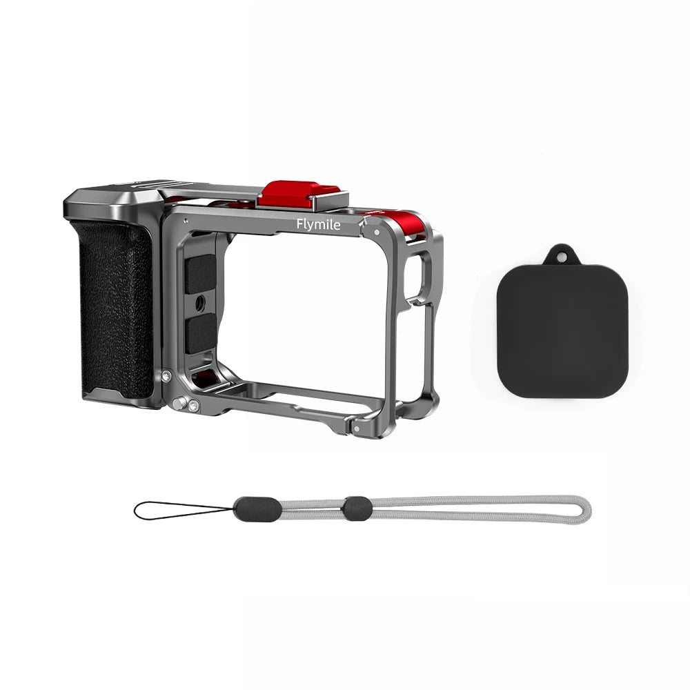 Camera Bracket For Insta360 Ace Pro1/2 Camera Grip Sports Camera Protective Bezel Accessory 1 PC Lens Cap And Hand Strap Peaceful Pleasures Health and Wellness