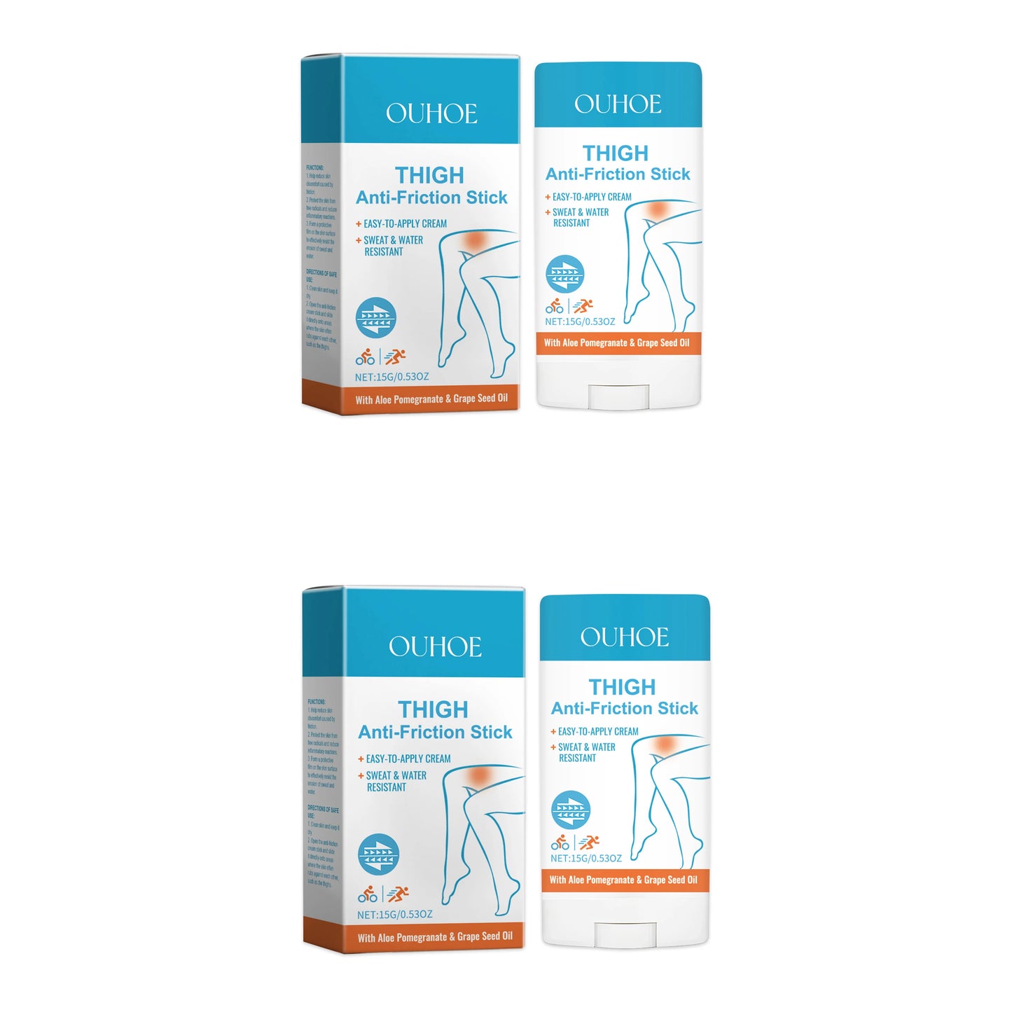 Jaysuing Anti-Chafe Thigh Cream Stick | Running & Cycling