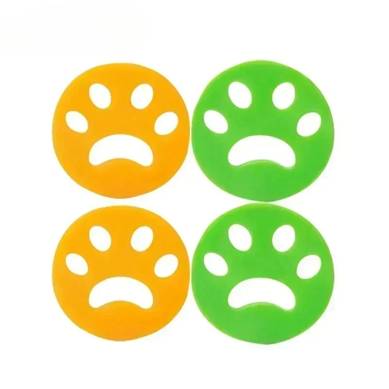 Silicone Stickers for Clothing Dust Removal Removes Lint From Clothes Machine Washable for Sticky Pet Hair Laundry Products Home Peaceful Pleasures Health and Wellness 4pcs1