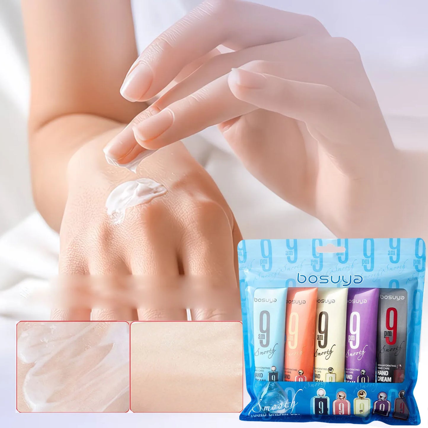Floral Fragrance Hand Cream Set – Moisturizing Daily Care