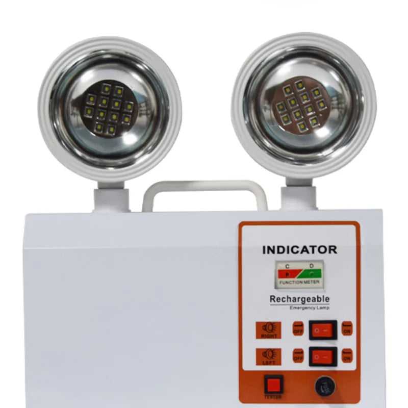 SHINEKNOT Double Head LED Emergency Light | Auto Wall Mount
