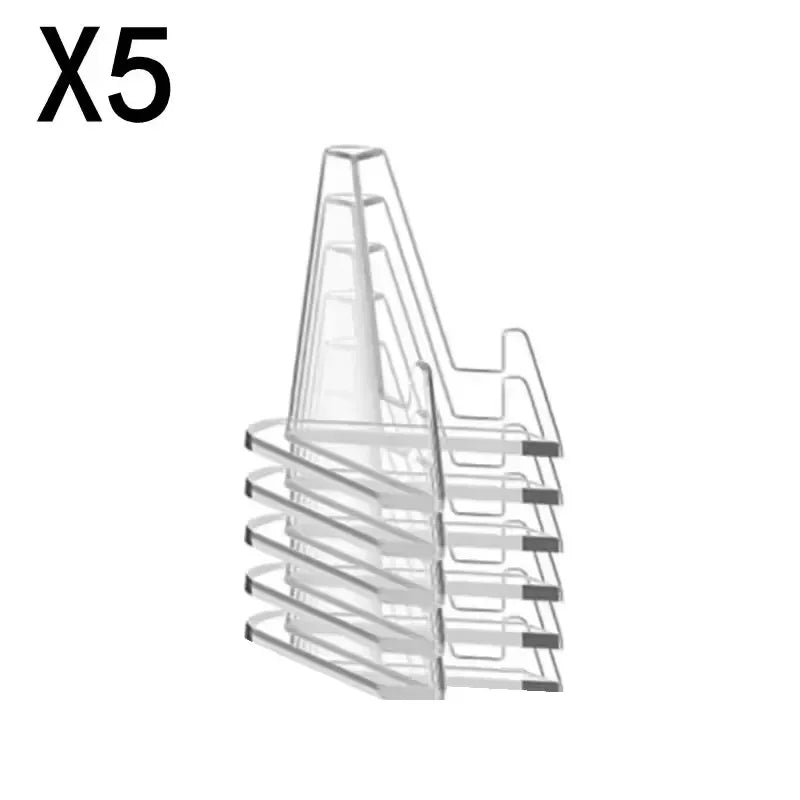 Mini Acrylic Triangular Card Display Stands | Trading Card Holder