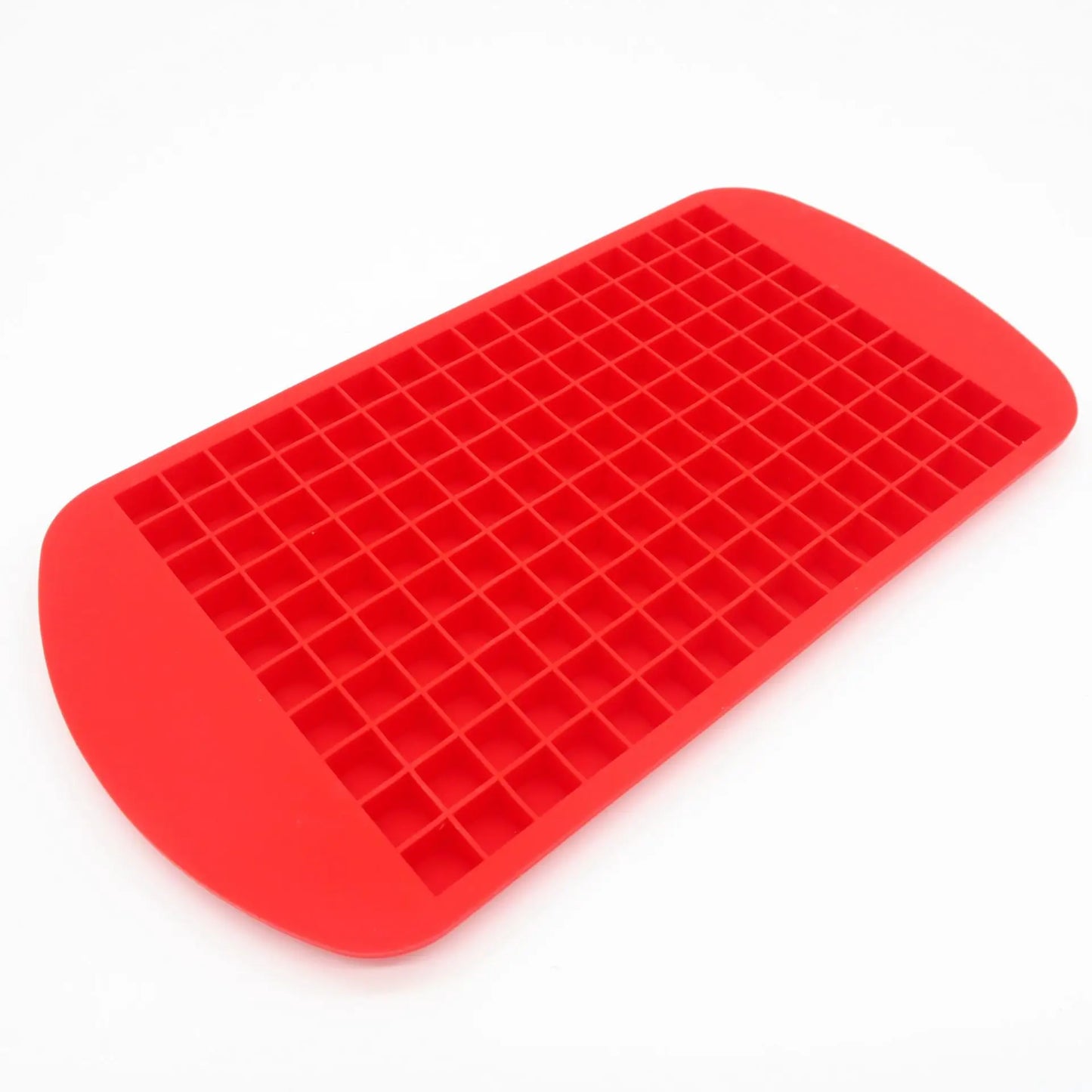 160-Grid Mini Silicone Ice Cube Tray – Foldable Small Square Mold