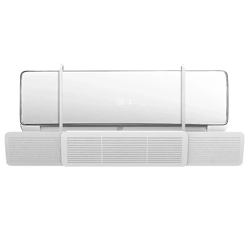 Adjustable Anti Direct Blow Crescent Air Conditioner Wind Shield Universal Wall Mounted for Baby Safety Peaceful Pleasures Health and Wellness