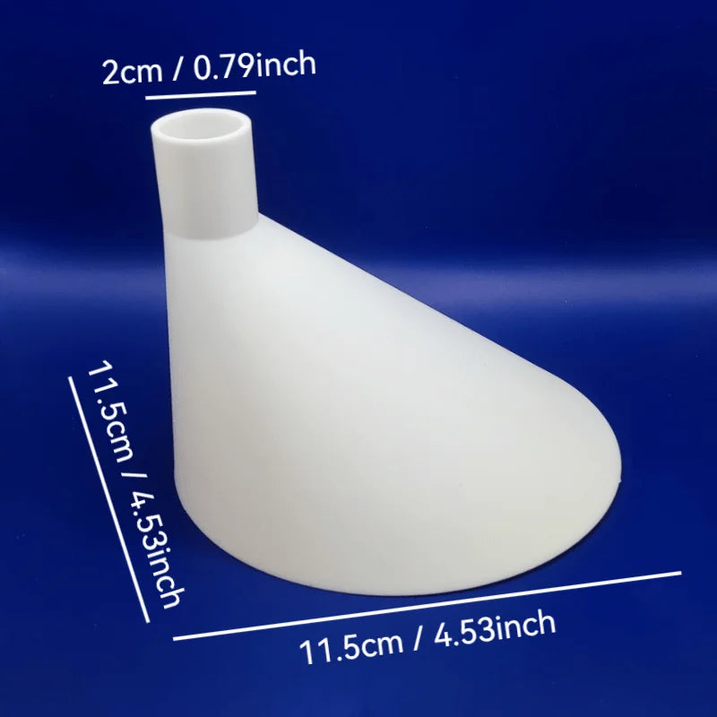 Car Offset Oil Funnel Large Mouth Fuel Transfer Tool Auto Maintenance