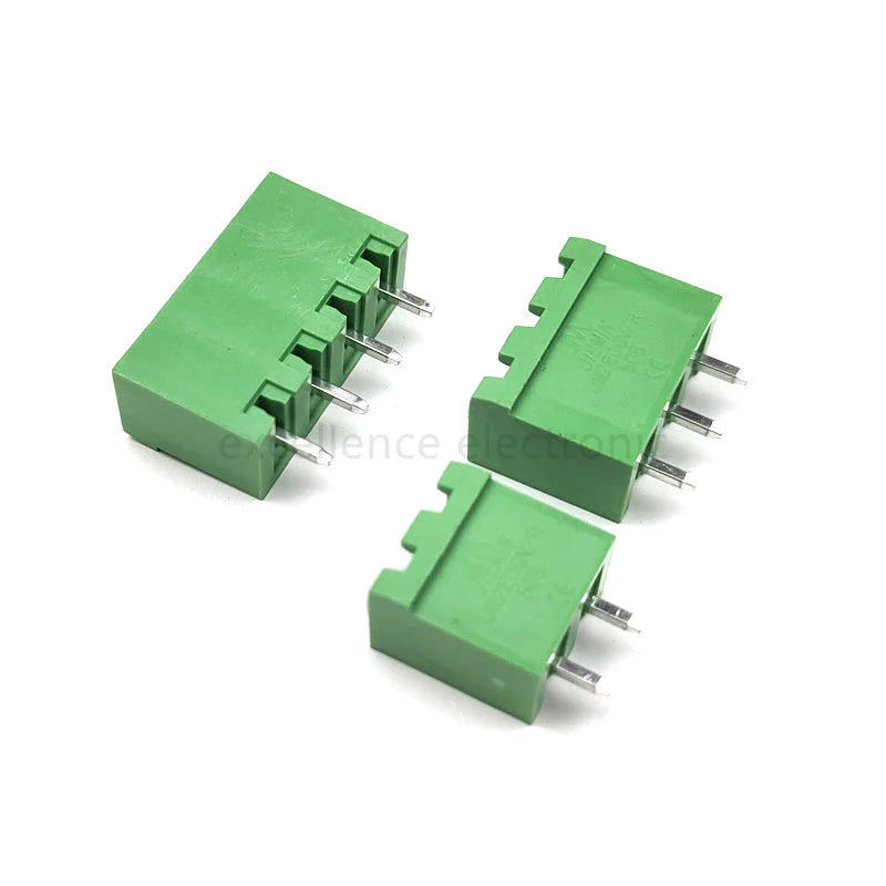 10PCS 5.08mm Plug-in PCB Wiring Terminal Closed End Straight / Curved Soldering Board Needle Holder Peaceful Pleasures Health and Wellness Straight needle 10P