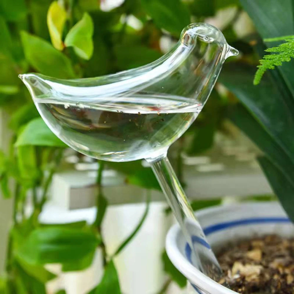 5 Packs Bird-Shaped Self-Watering Globes Perfect For Automatic Flower Watering And Home Garden Tools Drip Water Seepage Device Peaceful Pleasures Health and Wellness