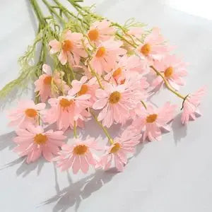 Silk Daisy Chrysanthemum Artificial Flower Bouquet 2/4PCS