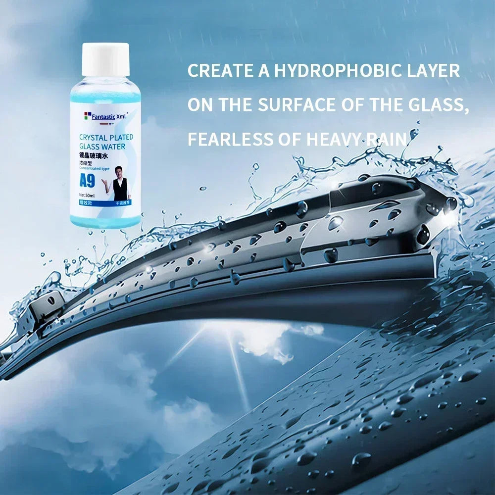 50ml Car Windshield Cleaner Fluid Auto Glass Cleaner Powerful Windshield Wiper Washer Fluid Accessories For Car Wash Peaceful Pleasures Health and Wellness