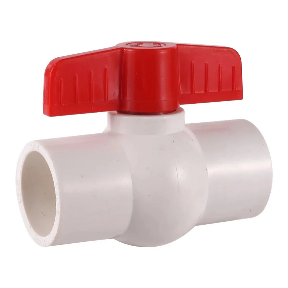 PVC Butterfly Ball Valve 20–60mm | Garden & Aquarium Pipe Fitting