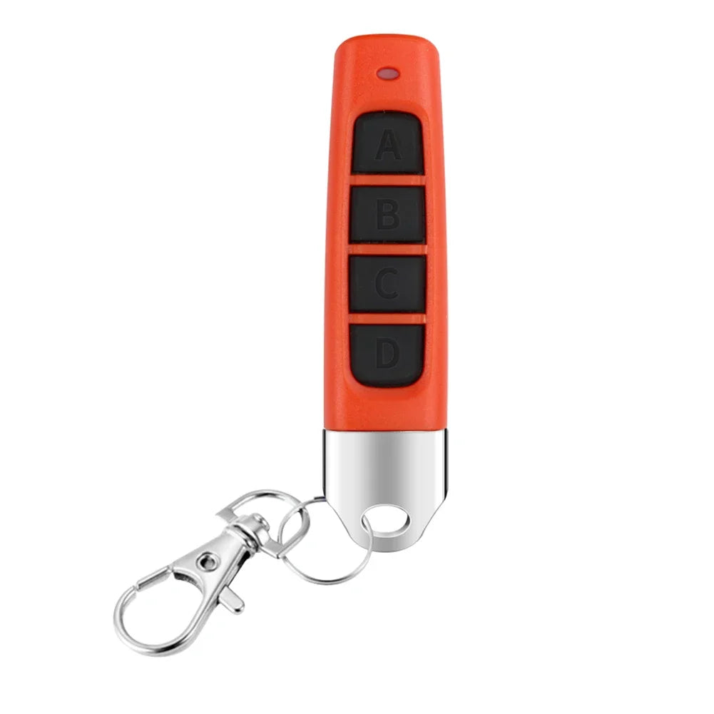 433MHz Remote Control Car Key Garage Door Opener Remote Control Duplicator Clone Cloning Code 4key Wireless Controller Receiver Peaceful Pleasures Health and Wellness 1pc Red 433MHZ