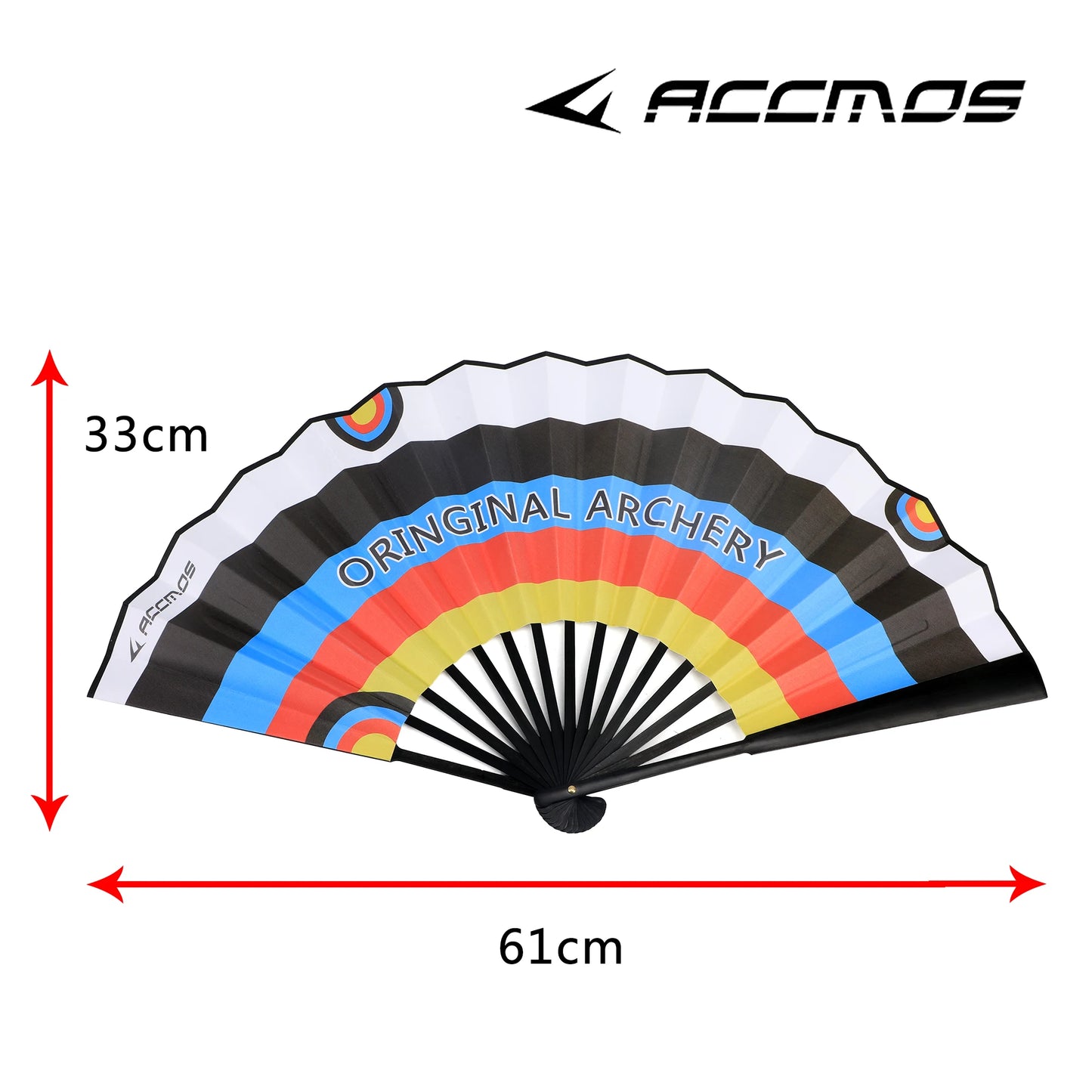 Archery Silk Fan Handheld Bow Arrow Shooting Hunting Equipment Prizes