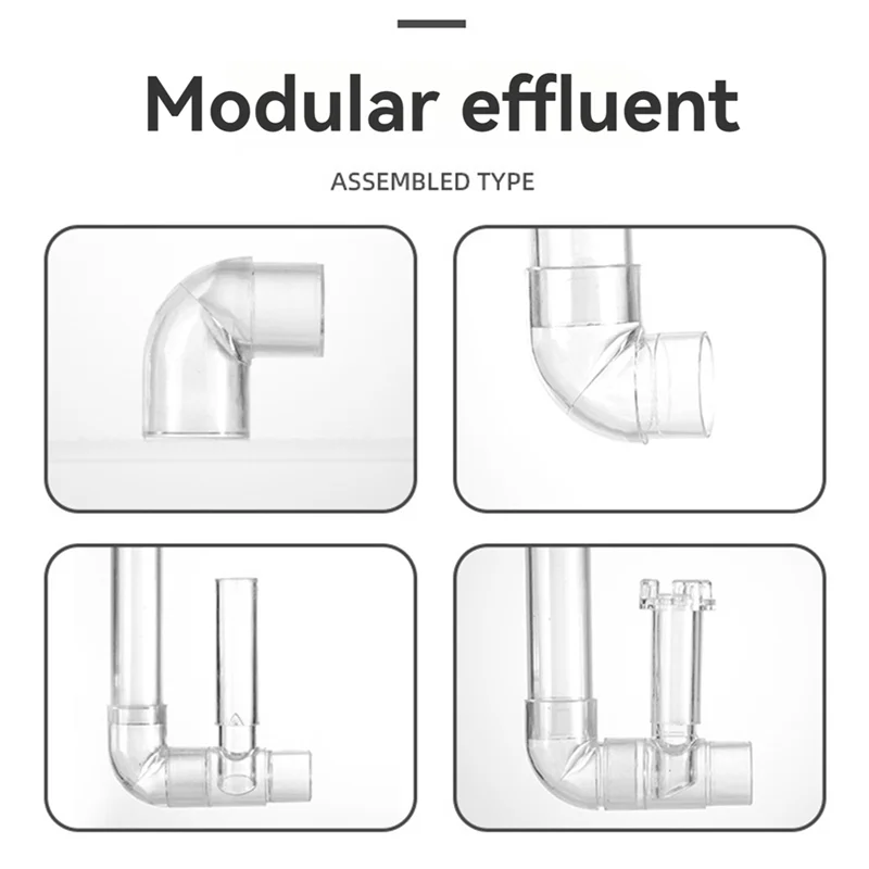 A36T-Stainless Steel Aquarium Water Inlet Skimmer Waterweed Pipe Shrimp Hose Bracket Fish Tank Filter Accessories Peaceful Pleasures Health and Wellness