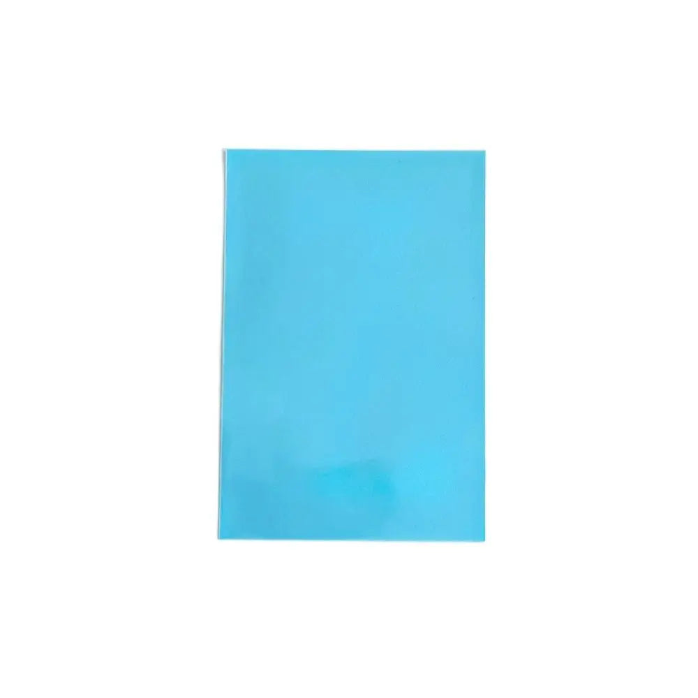 10pcs/set Card Bag Macaron Color Idol Photo Protective Cover DIY Pure Color Photo Cards Bag Two-layer Photo Card Film Idol Photo Peaceful Pleasures Health and Wellness Blue