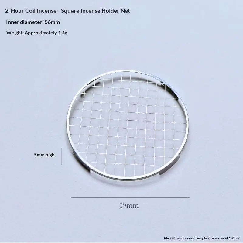 Stainless Steel Incense Coil Holder Grid | Rustproof Mesh Base