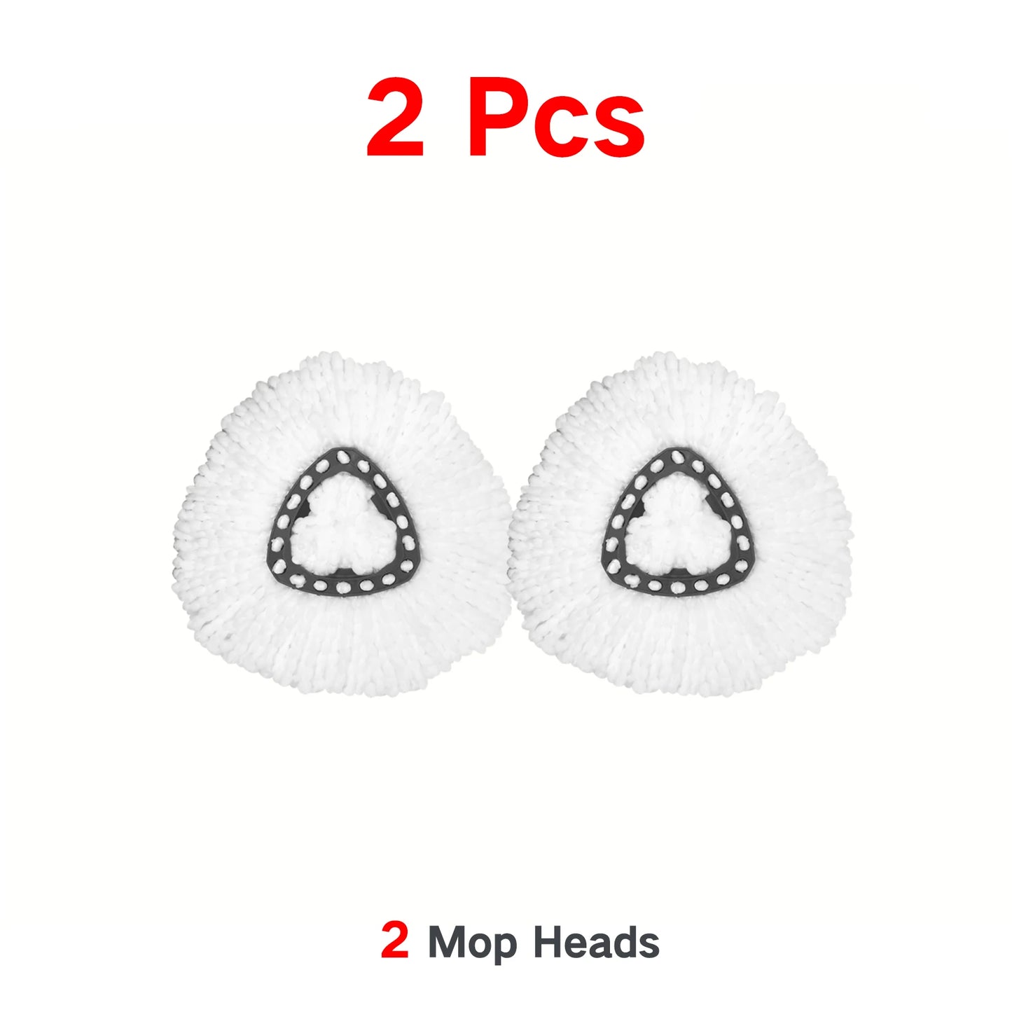 Mop Accessories for O-cedar/Vileda Microfiber EasyWring Spin Mop,Spin Mop Head for O-Cedar/Vileda 1 Tank System Peaceful Pleasures Health and Wellness 2 Pcs(C)