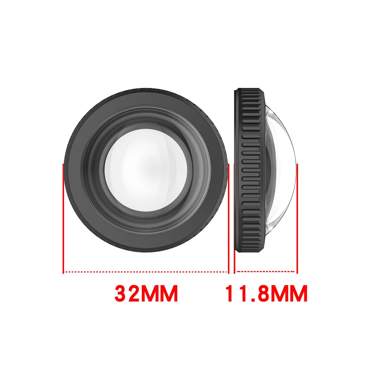 2Pcs Protective Cover for Go Pro MAX 2 Premium Accessorie HD Lens Protector Cover Tempered Glass Dustproof Scratch-Resistant Peaceful Pleasures Health and Wellness