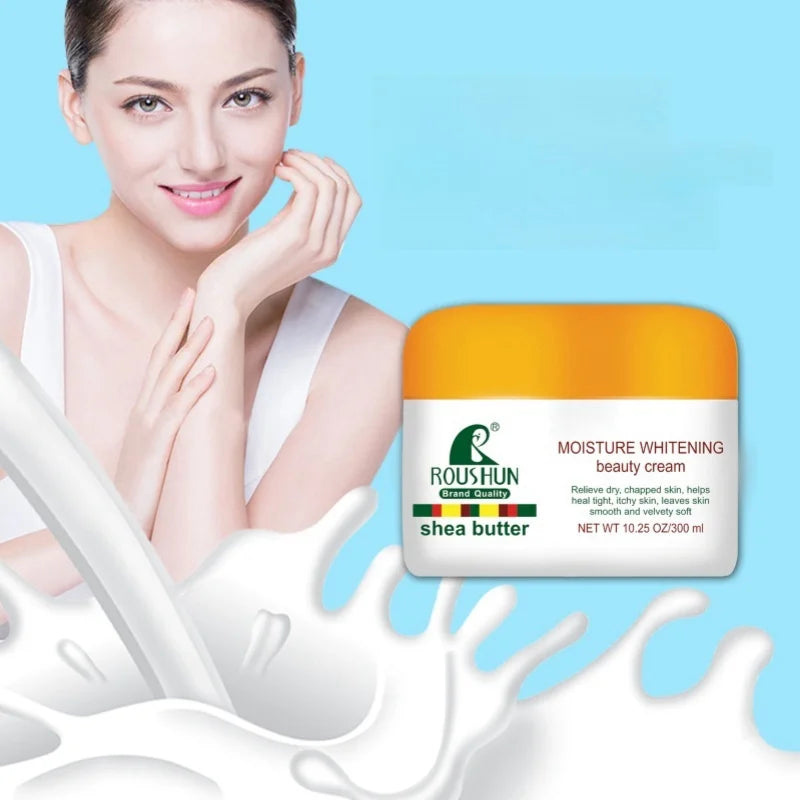 300MLshea butter face& body creamMoisturizing and Nourishing Facial Moisturizing Lotion Moisture Replenishment Four Seasons Men Peaceful Pleasures Health and Wellness