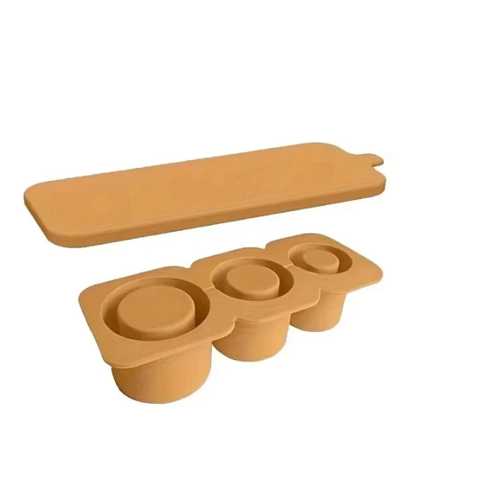 Ice Grid Mold Silicone Ice Cube Mold Water Cup Non Stick Summer Ices Molds Silicone Molds For Cup Accessories Peaceful Pleasures Health and Wellness GRAY