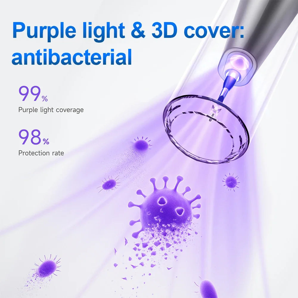 M1 Ultrasonic Teeth Cleaner – HD Camera, 5 Modes & UV Light