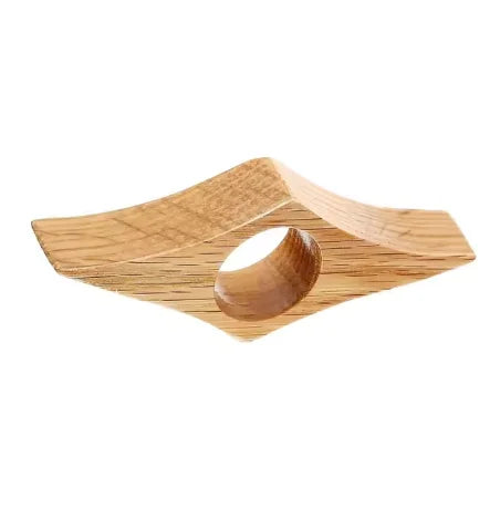 Solid Wood Book Presser Reading Press Page Finger Ring One Hand