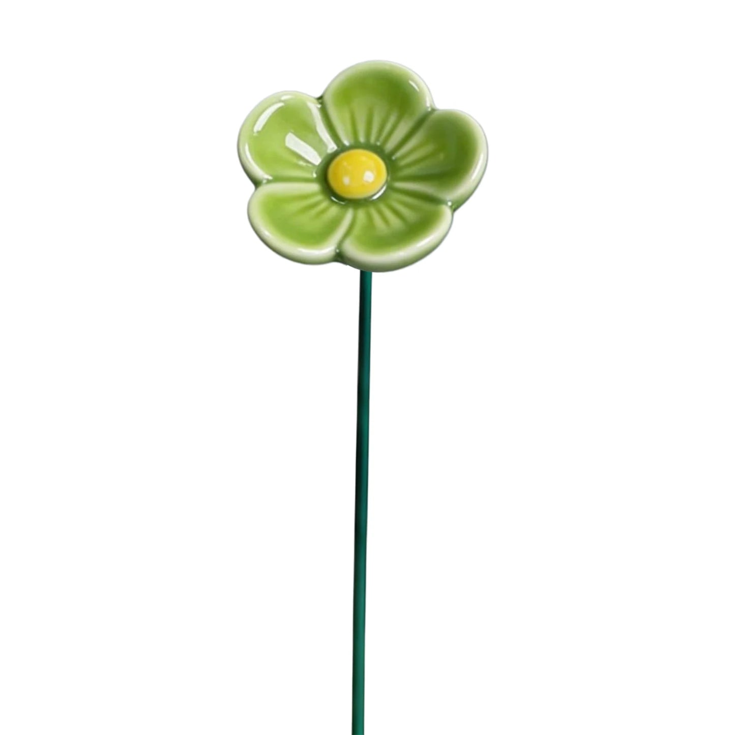 Ceramic Cute Garden Bees Feeder Multi Purpose Artificial Flowers Bee Bowl Stylish Bee Watering Station for Bee Friendly Yard Peaceful Pleasures Health and Wellness green