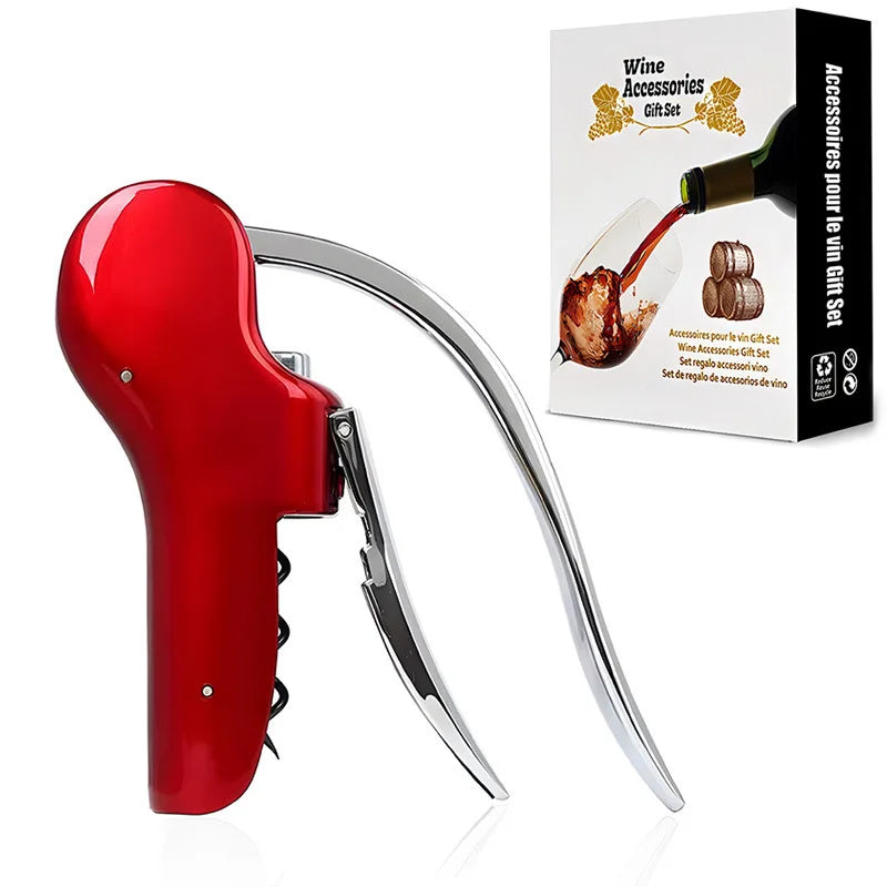 Zinc Alloy Goose Head Wine Opener – Easy Cork Removal Tool Wine Bottle Opener Peaceful Pleasures Health and Wellness Red