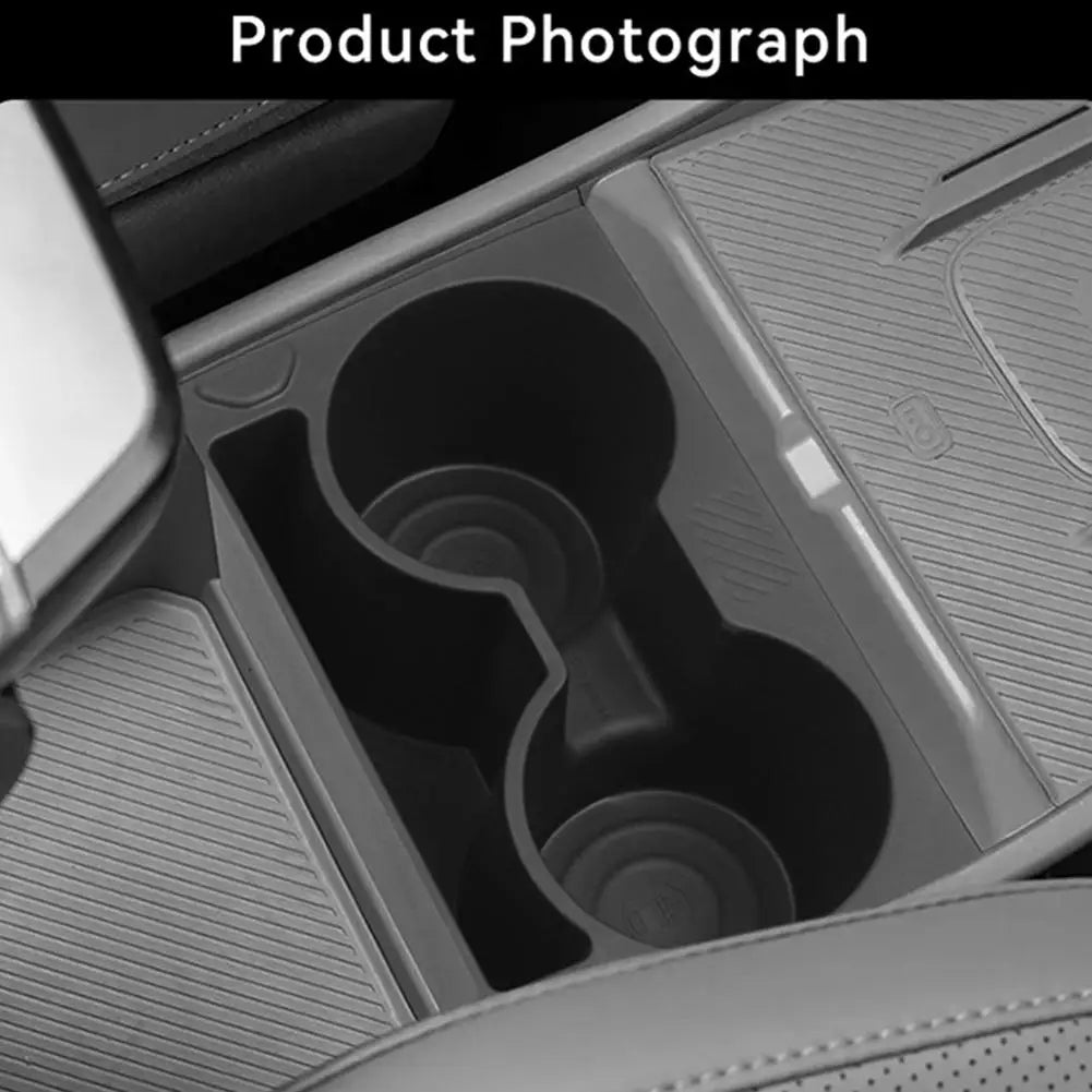 For 2024-2025 Kia EV3 Center Console Cup Holder Insert Anti-Shake Stabilizer Sleeve Drink Storage Non-Slip Car Cup Holder Pad Peaceful Pleasures Health and Wellness