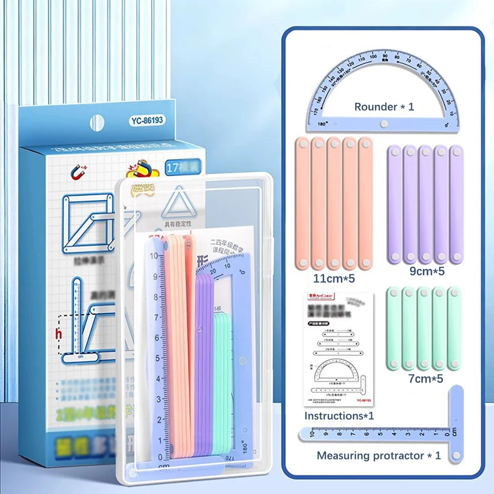 Magnetic Polygon Geometry Demonstrator Mathematical Parallelogram