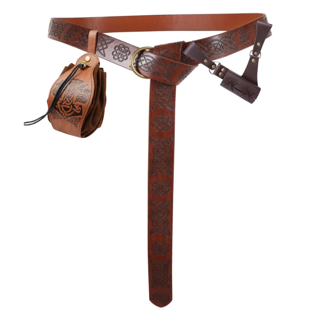 Medieval Knight Belt Renaissance Costume Accessories Sword Holder