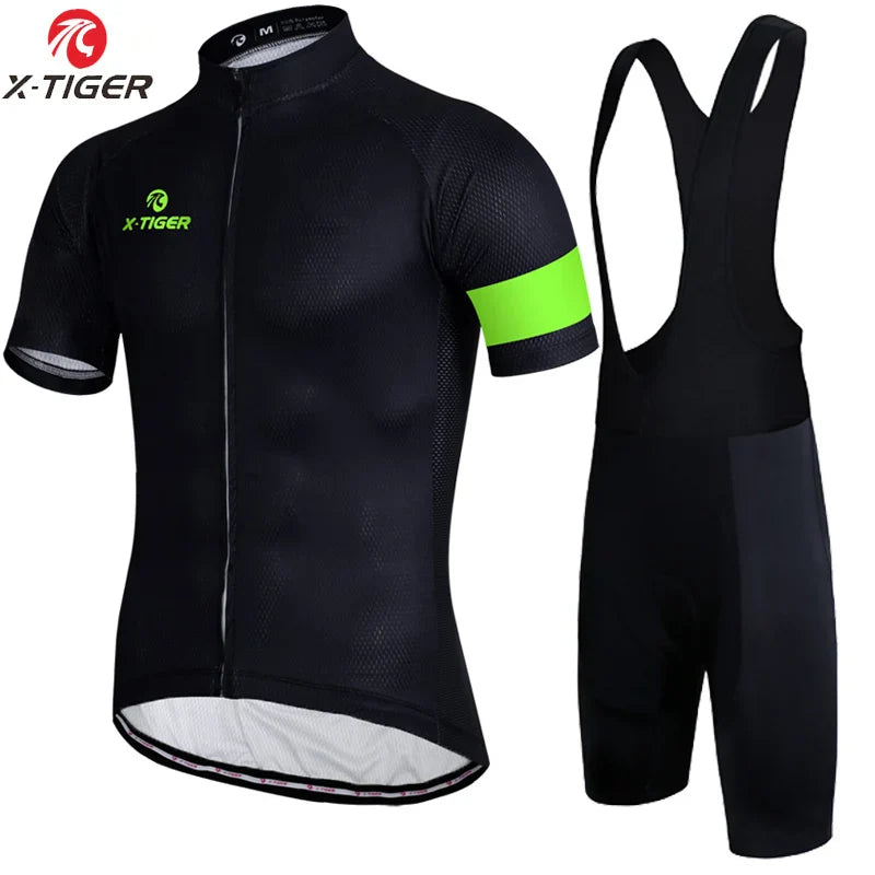 X-TIGER Men's MTB Cycling Jersey | Breathable Quick-Dry Bike Shirt