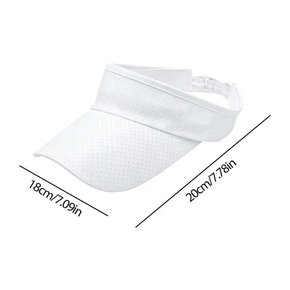 Adjustable Sports Visor Hat – UV Sun Protection, Unisex
